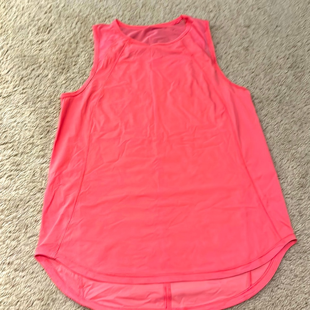 Lululemon women’s coral tank top size 6